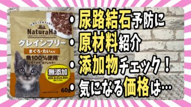 【ウェットフード紹介】「NaturaHa(ナチュラハ)グレインフリー 総合栄養食」原材料・添加物・価格を評価【ベンガル/マンチカン/茶トラ】【ベンガル/マンチカン/茶トラ】